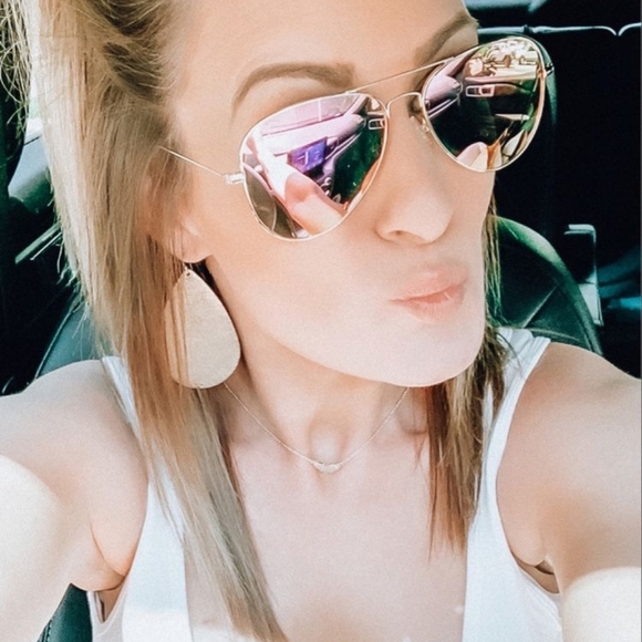 RayBan Aviator Pink Mirror RB3025 New - Picture 12 of 13